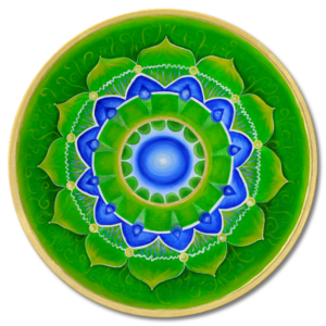 Mandala Herzchakra Frontalbild Art 158