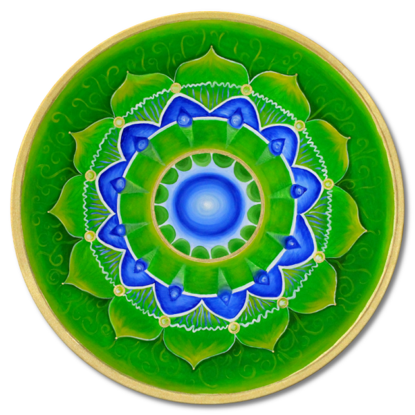 Mandala Herzchakra Frontalbild Art 158