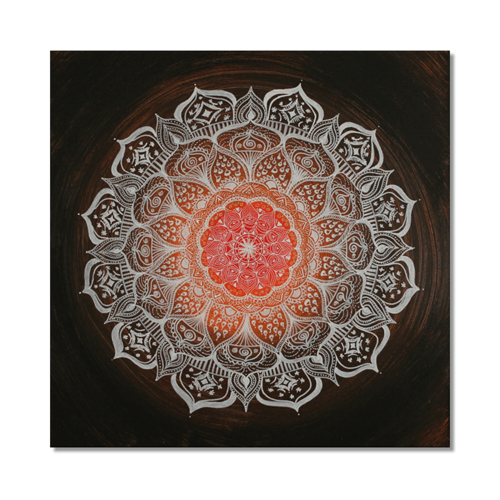 Leinwandbild Mandala „Gabe“